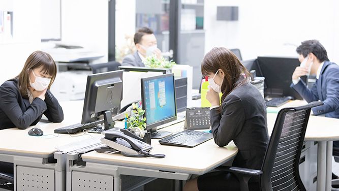 オフィスの感染予防